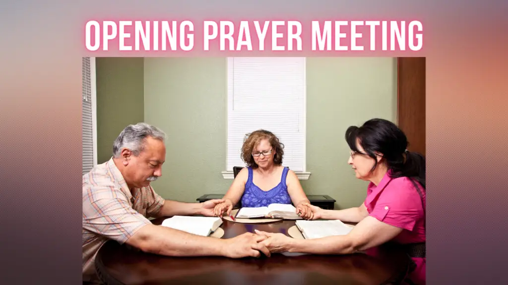 prayer for finance committee meeting